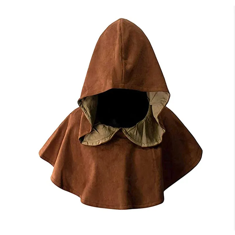 Средневековый священник монах волшебник Короткий плащ косплей-костюм шаль