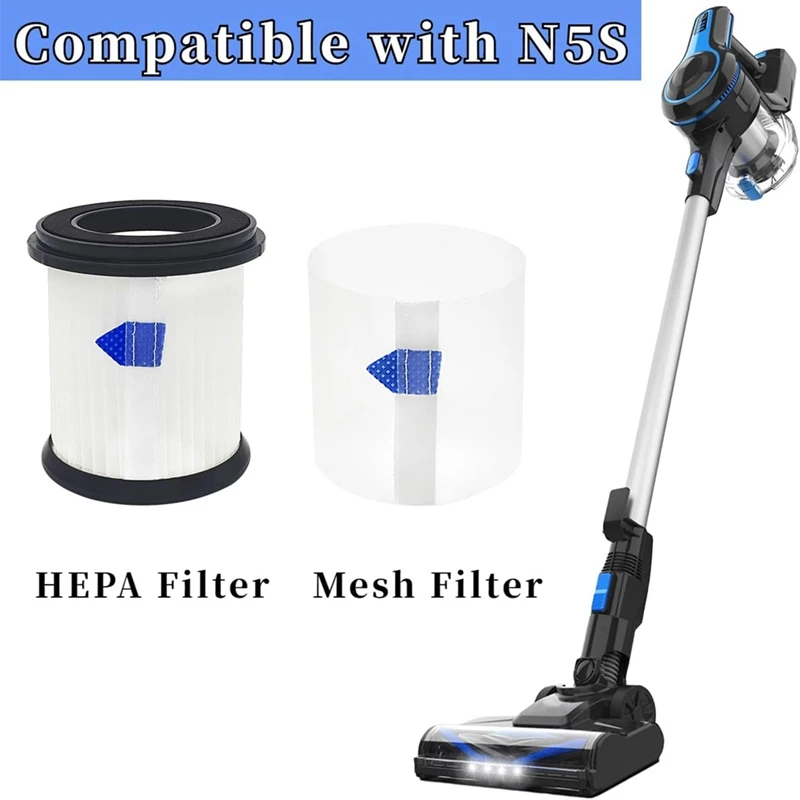 Комплект из 4 сменных фильтров Hepa для беспроводного пылесоса Inse S6t S6p Pro N5s с