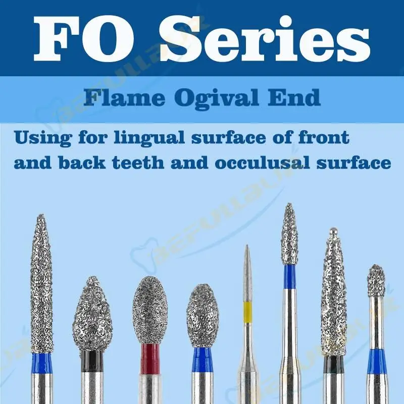 Алмазные бормашины BEFULL FO Tpye 10 шт