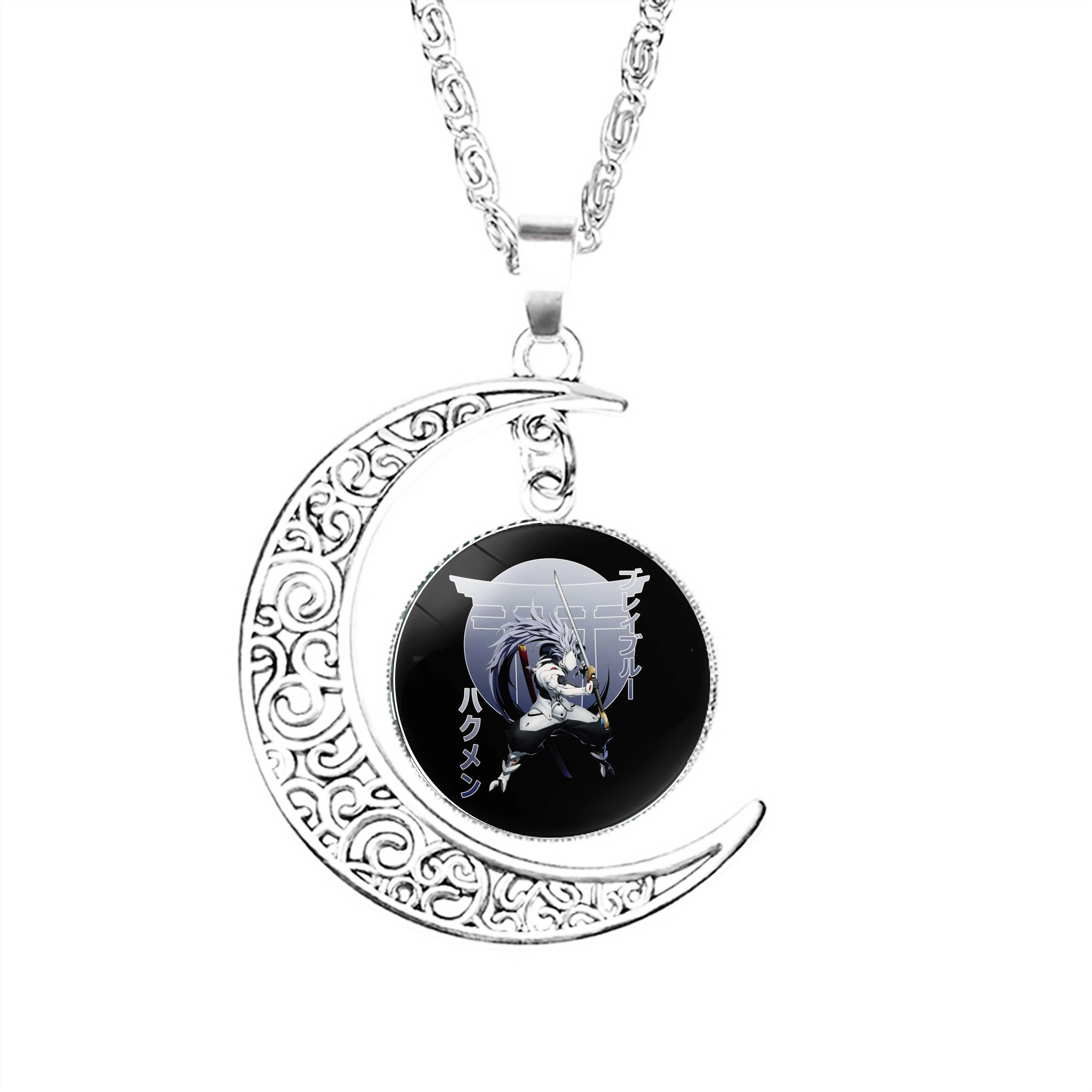 

Цепочка блестящая женская из нержавеющей стали с куполом и Луной