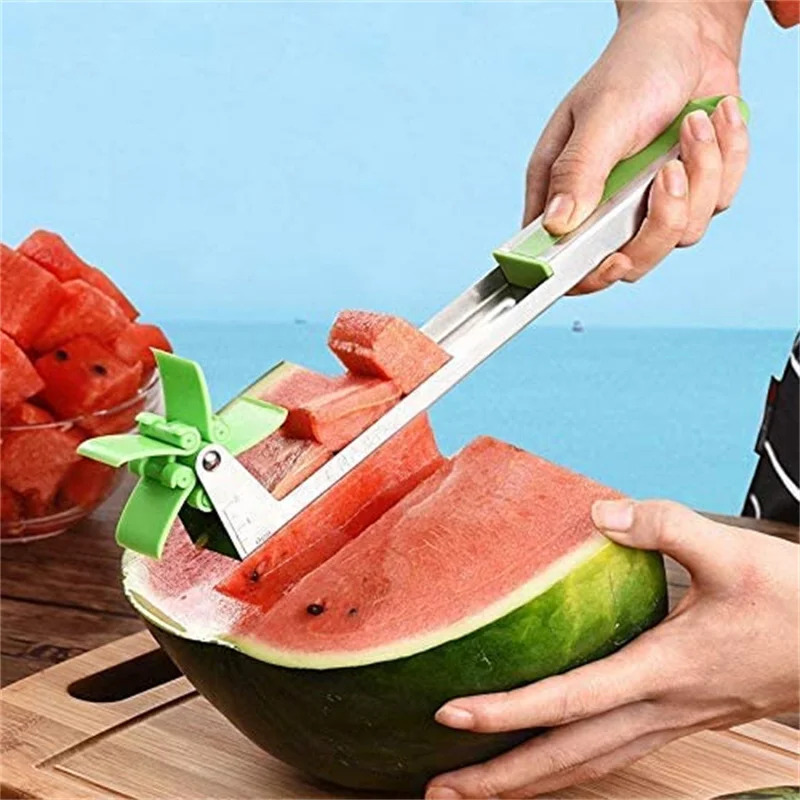 

Watermelon Windmill Cutter Special for Kitchen Melon Baller Kit Household Fruits and Vegetables Slicing Tool Hook Design Gadget