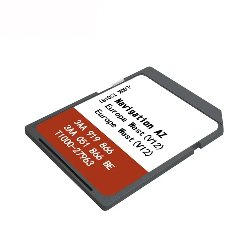 Rns 315 West for VW Polo (A05) Cross 2010 2014 Vehicle Sat Nav Map SD Card Cover Andorra Belgium Denmark Germany Finland