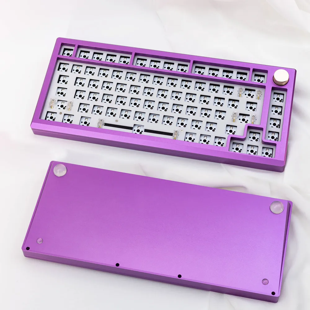 Комплект механической клавиатуры NextTime 75 из алюминиевого сплава черный белый