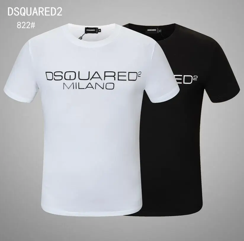 

2022 New Classic Dsquared2 Fashion Trend Advanced Printing Short Sleeve harajuku graphic t shirts men clothing
