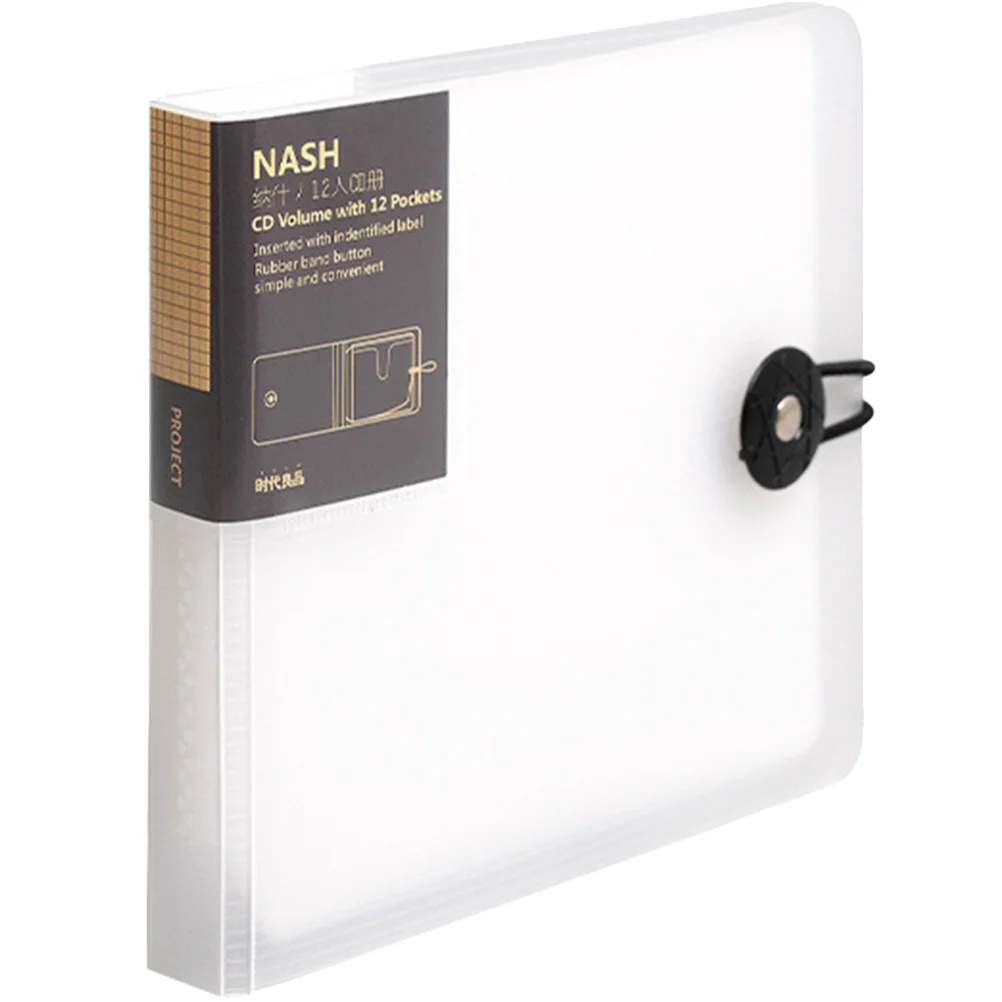 

Organizer Storage Binder 12-Capacity Case Portable Disc Holder
