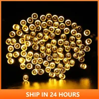 300 Led Solar Lights Garland String Fairy Lights Outdoor Solar Powered Lamp For Garden Decoration 3 Mode Holiday Wedding Party 2