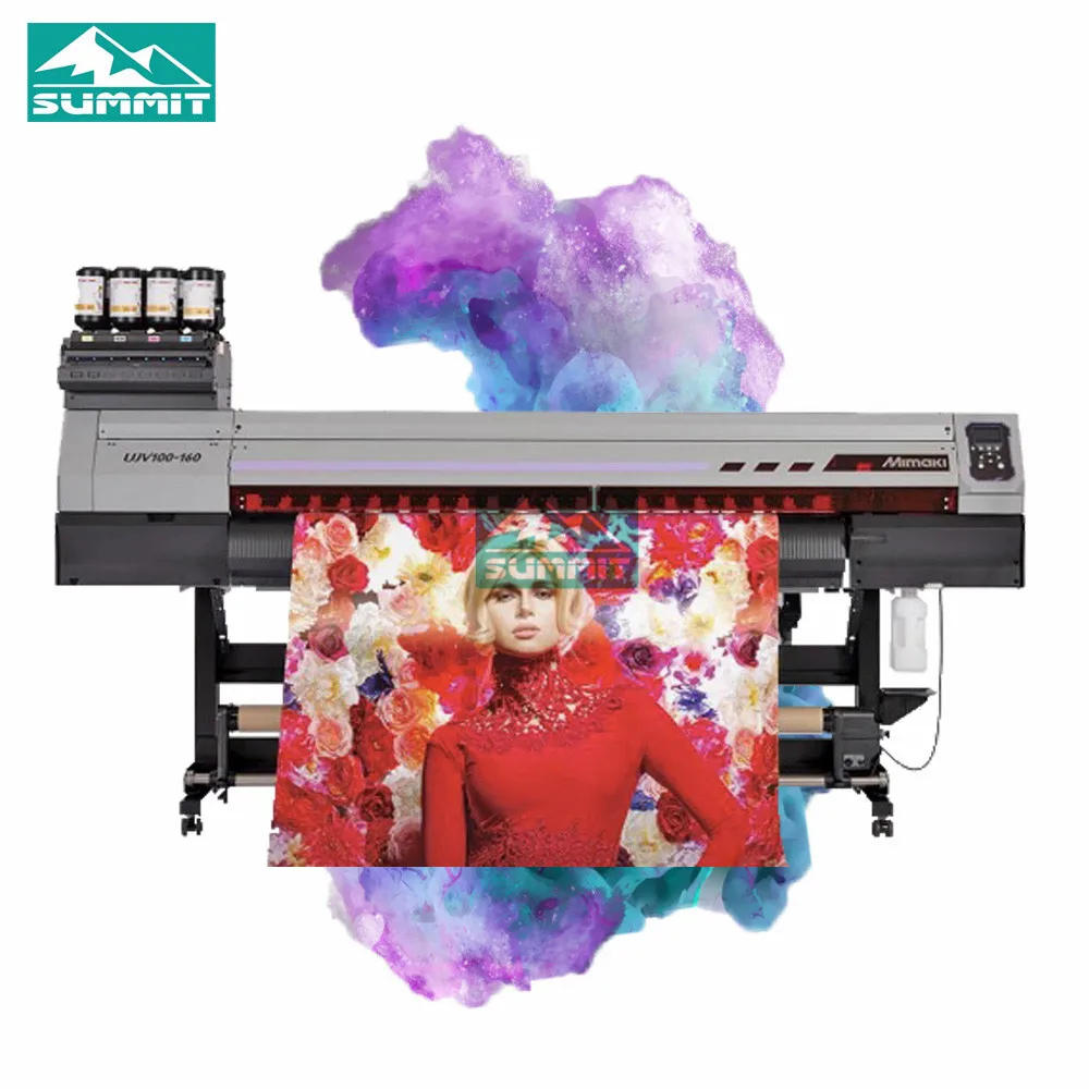 

64inch UJV100-160 Printer with 2 Newly Developed Printhead LED-UV Printer From Japan