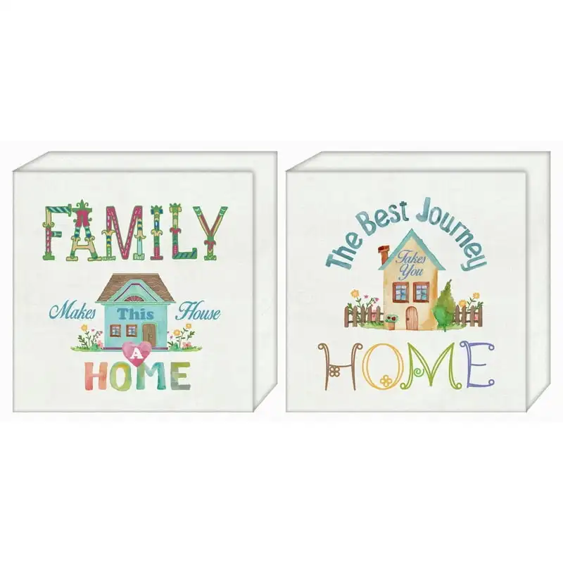 

12.0 in x 12.0 in Painting Canvas Art Prints, by Set of 2