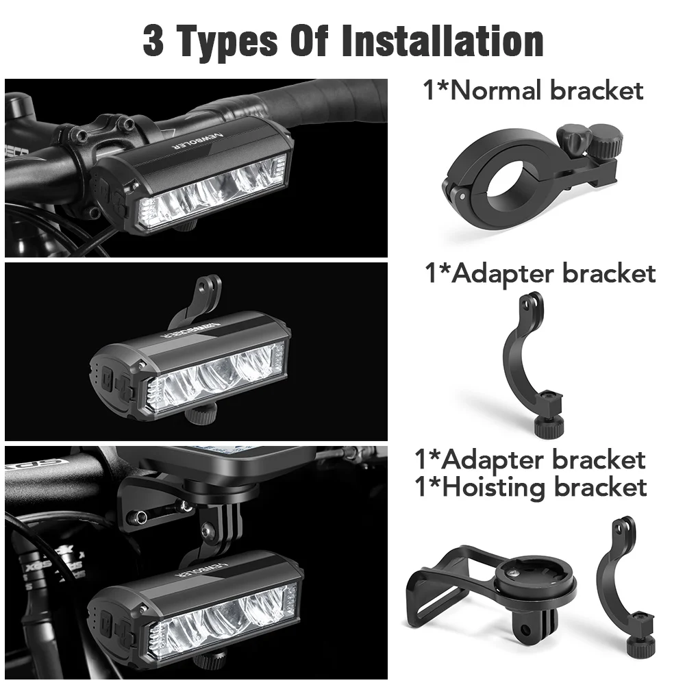 Newboler 4000 Мач Велосипедная Фара 3000 Люмен Водонепроницаемая Usb Перезаряжаемая Лампа