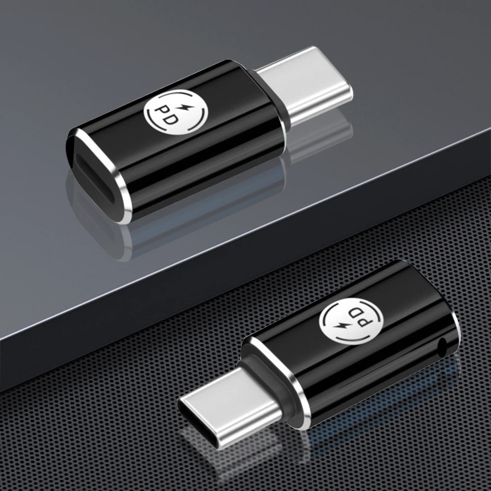 Адаптер для быстрой зарядки iPhone 15/Plus/Pro Max, с USB C на 8 Pin на USB Type C