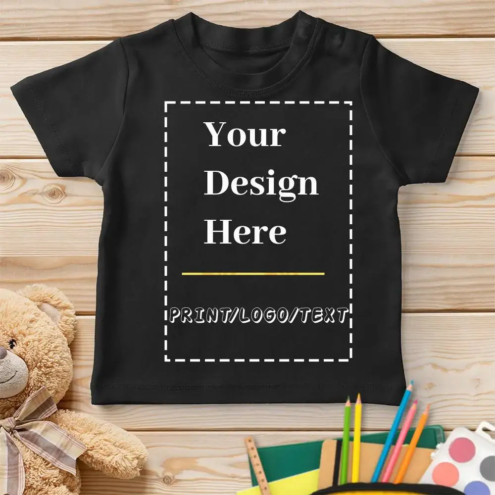 

Personalized Custom T-shirts Men and Women Tops Diy Logo Print Text Picture Tee Cotton Fabric Casual Unisex Tshirt Short-sleeved