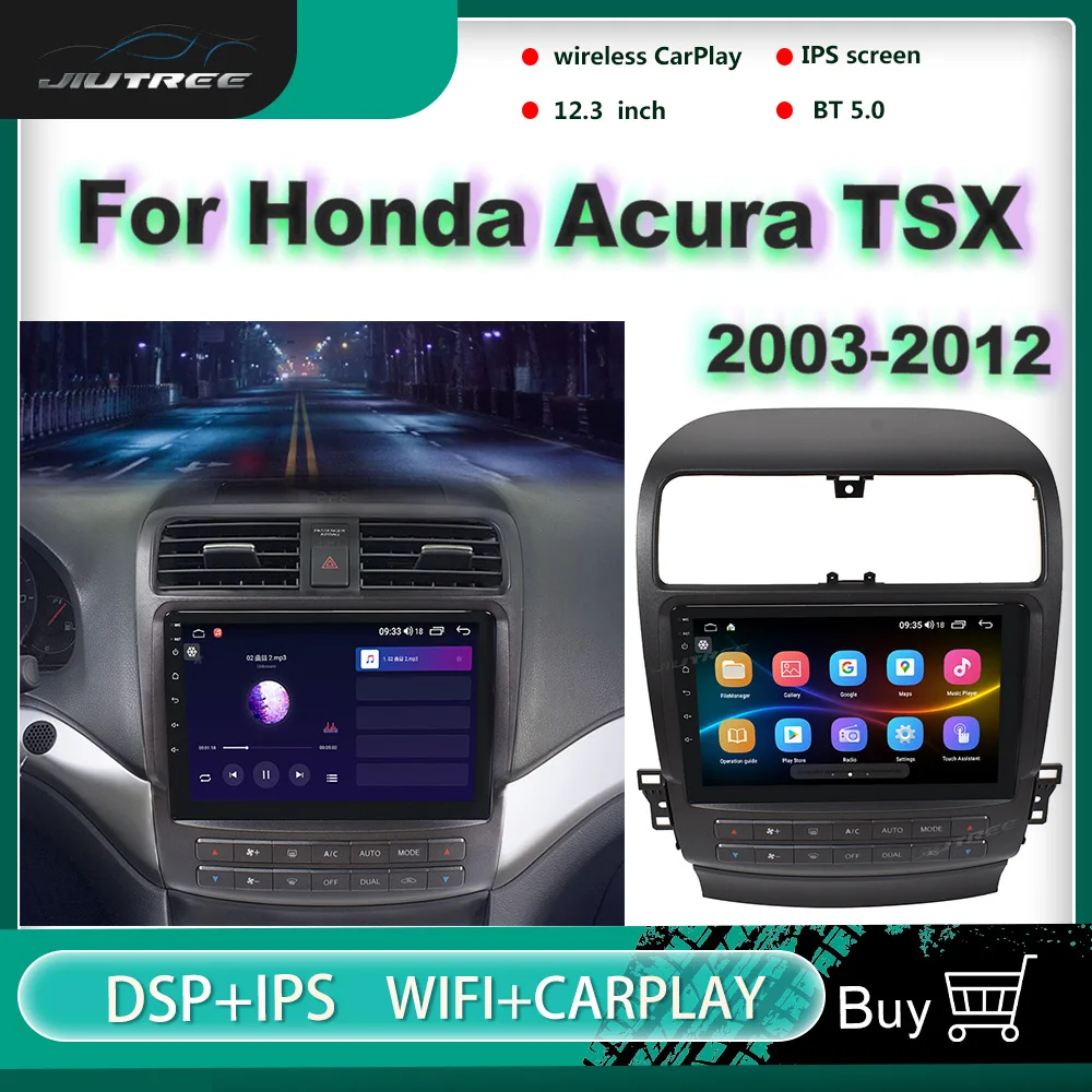 

Горизонтальный экран Android автомобильное радио для Honda Acura TSX 2003-2012 Авто Стерео DVD мультимедийный плеер GPS навигация головное устройство