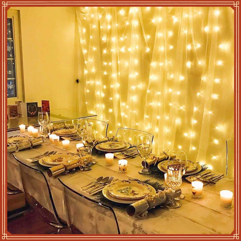 

LED Curtain String Light Christmas Decorations for Home Garland Decor New Year 2022 Noel Navidad 2021 Christmas Ornaments