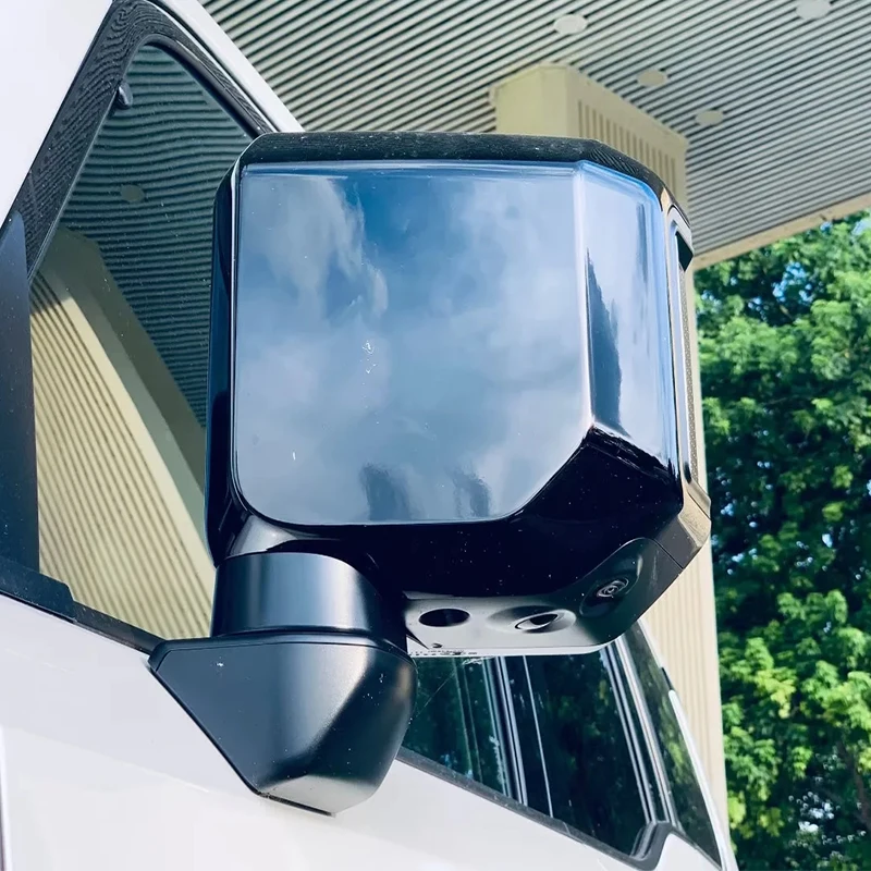 Для Lexus GX550 GX 550 2024 2025 ABS черное зеркало для поворота автомобиля обшивка