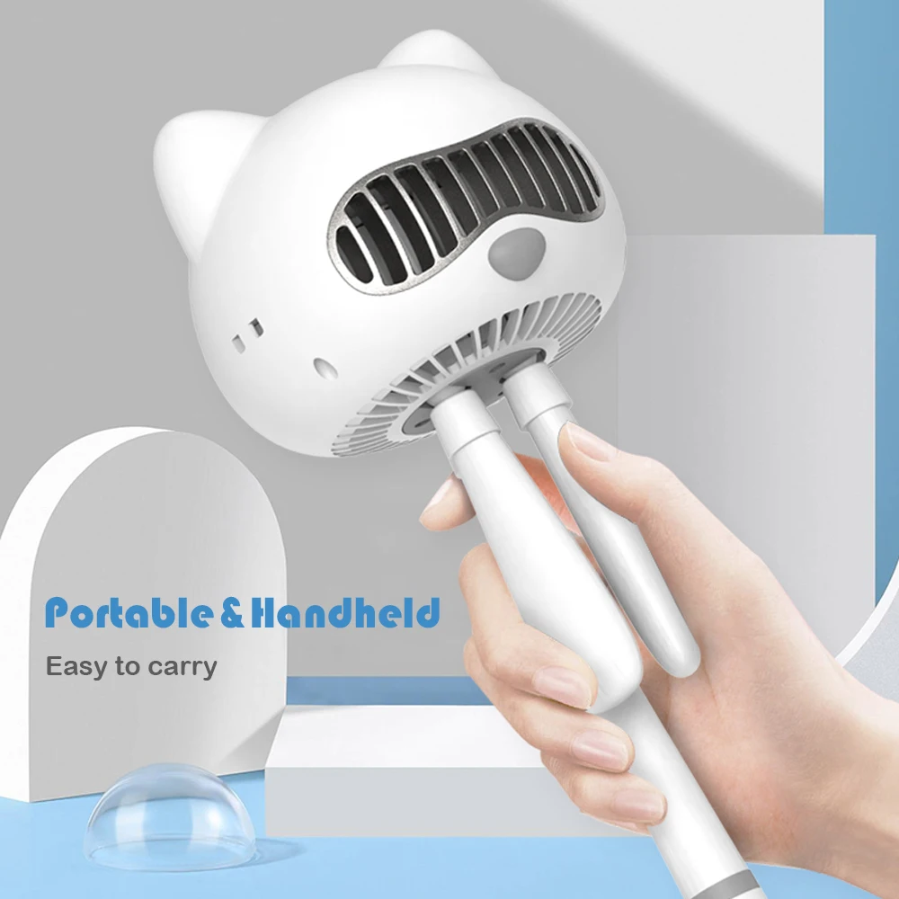 Mini Portable Stroller Fan USB Rechargeable 4000mAh Personal Handheld Neck Tripod Clip On For Car Seat Crib Bike Treadmill | Бытовая