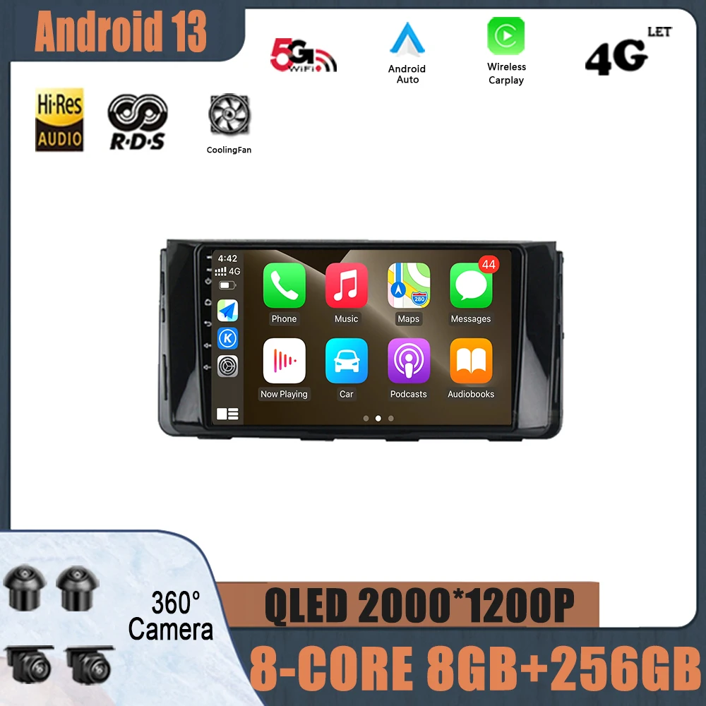 

Автомобильная Мультимедийная система, автомагнитола на Android 13, с GPS, видеоплеером, DSP, Carplay, Wi-Fi, для Hyundai H350 / SOLATI (Date 2015)