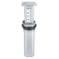 pop up power socket 4 un plug socket 2 usb charging connection universal electric outlets extension socket