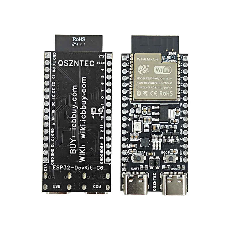 ESP32-C6-DevKitC-1 ESP32-C6 Core Board WIFI6 BLE Zigbee со сверхнизким энергопотреблением