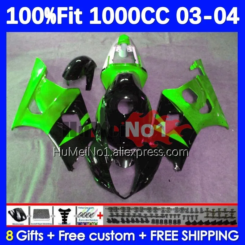 

OEM Body For SUZUKI GSXR-1000 GSXR 1000 CC 20No.173 1000CC GSX green light R1000 K3 GSXR1000 03 04 2003 2004 Injection Fairings