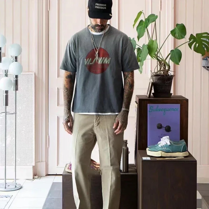 EAEOVNI VISVIM 22AW JUMBO TEE футболка хлопок