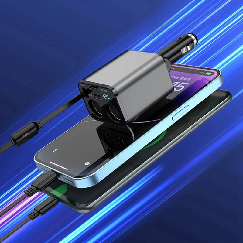 Автомобильное зарядное устройство для сигарет Sadapter автомобильное телефона