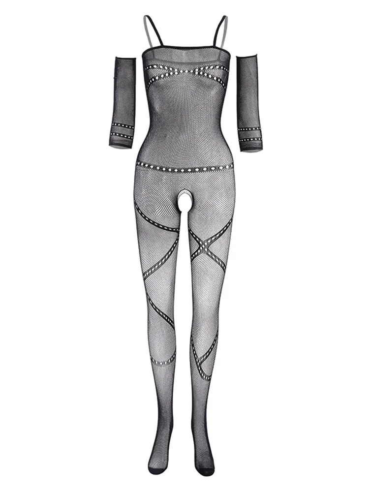 Горячие ажурные чулки для тела мужские полые прозрачные колготки нижнее белье