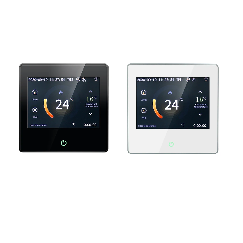 

Tuya Thermostat WiFi Smart Heating Temperature Controller LCD Touch Display Wireless Thermostat Black 16A