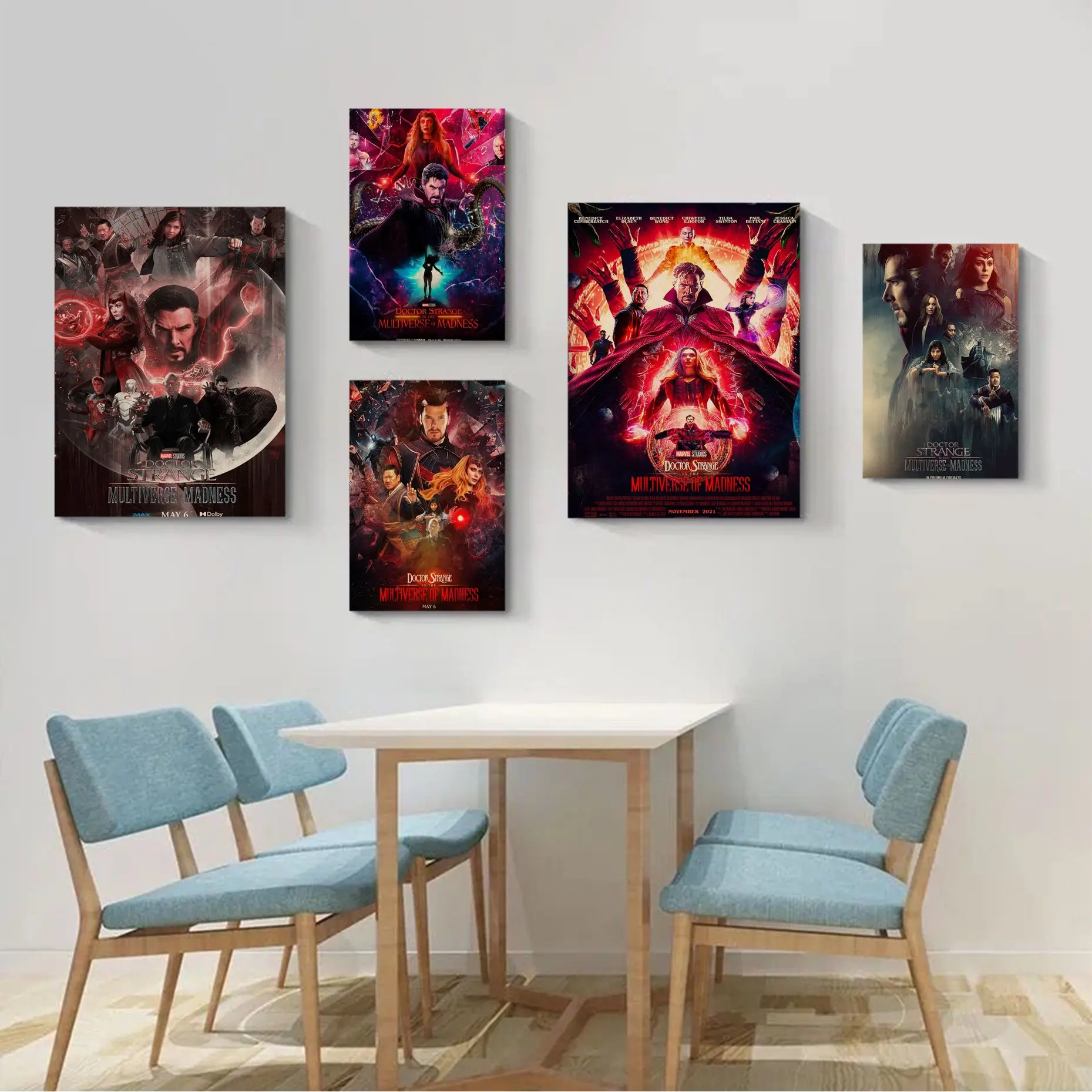 

Disney Doctor Strange In The Multiverse Of Madness Classic Vintage Posters Wall Art Retro Posters for Home Home decor