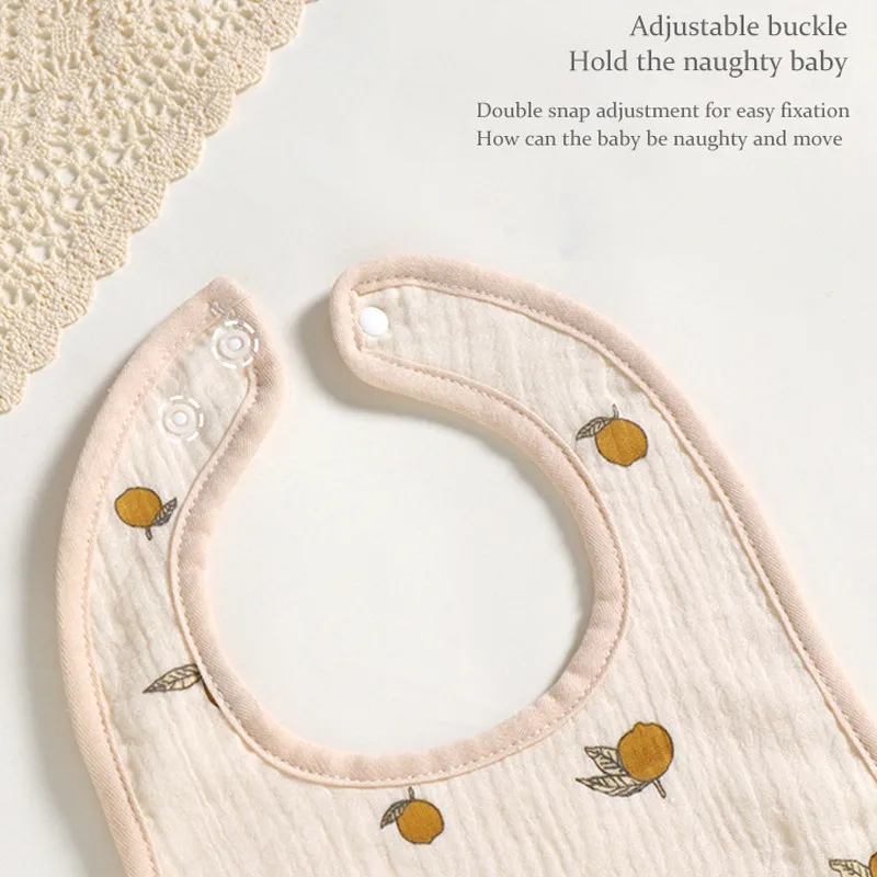 Хлопковые детские нагрудники однотонный нагрудник для новорожденных слюнявчик