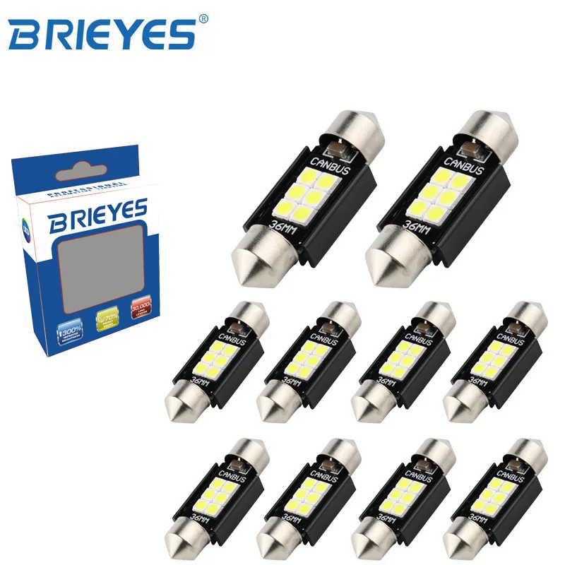 

10 шт. C5W C10W Светодиодная гирлянда CANBUS 28/29 мм 41/42 мм 39 мм 31 мм 36 мм Внутреннее освещение автомобиля Лампа для чтения карт 12 В Белый SJ5
