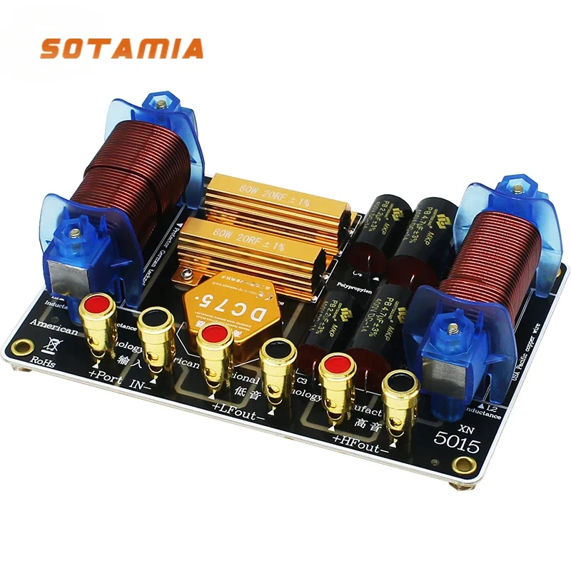 SOTAMIA 1100 Вт двусторонний кроссовер высокие частоты бас аудиодинамик частотный