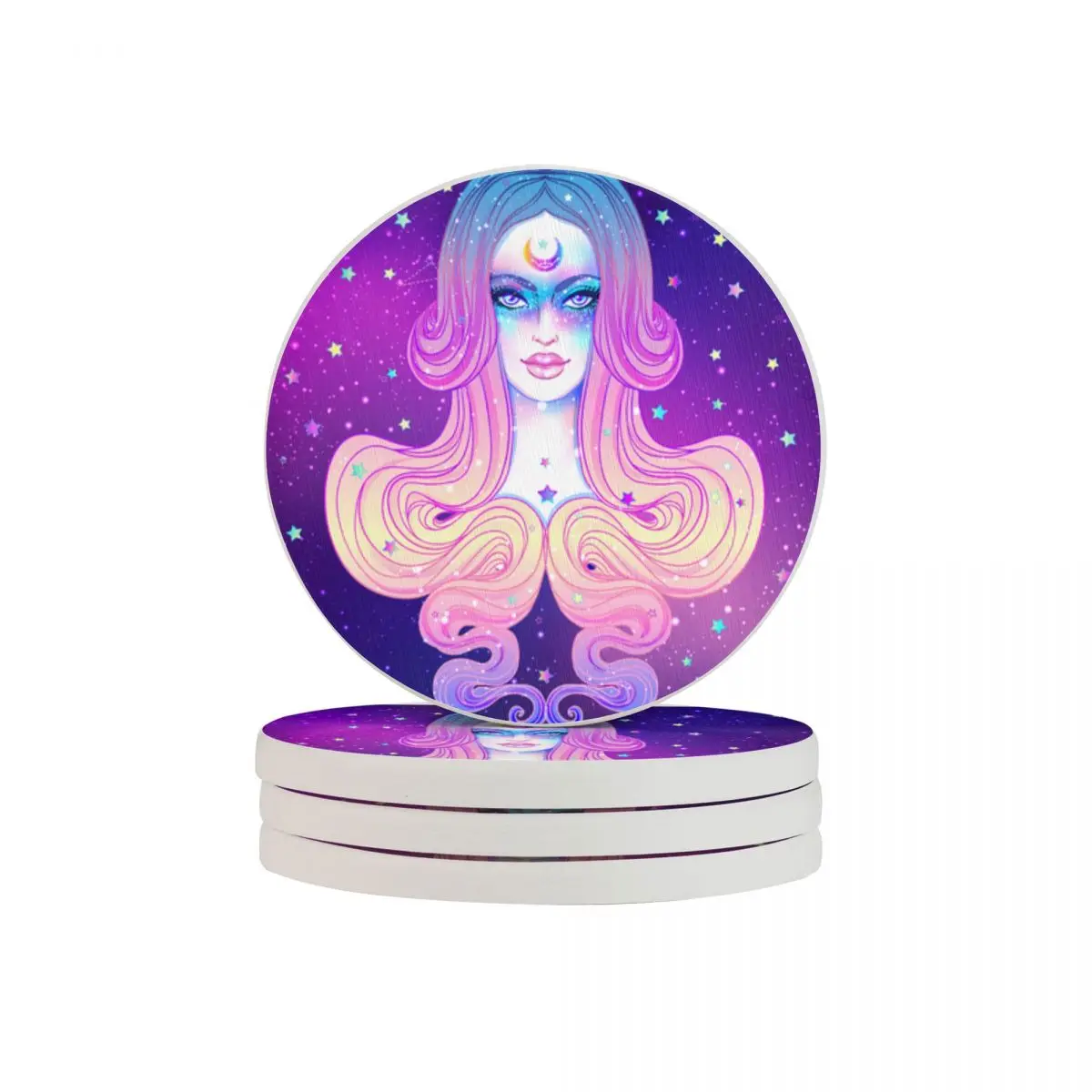 

4 шт., термостойкие стеклянные подставки для стола