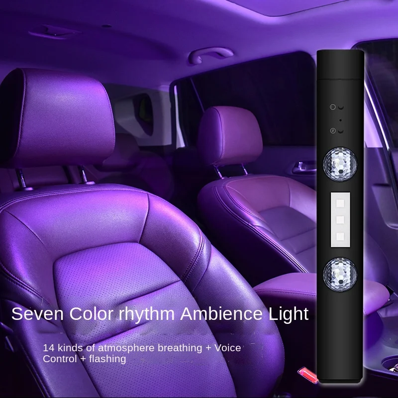 

Автомобильная атмосферная лампа с Usb-зарядкой, цветные светодиодные украшения, светильник для дискотеки, Рождественская праздничная атмос...