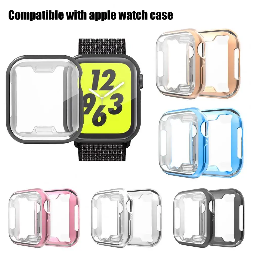 

TPU Useful Accurate Cut Smart Watch Protective Cases Portable Protective Frame High Sensitivity