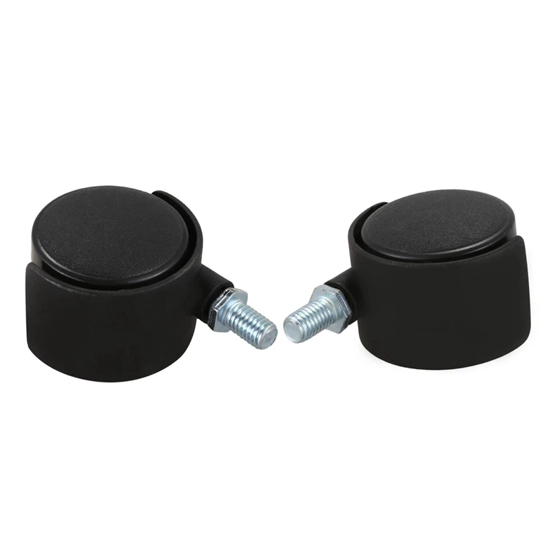 

Plastic Swivel Caster 8Mm Screw Stem 1.5-Inch Dia Wheel 16 Pcs Black