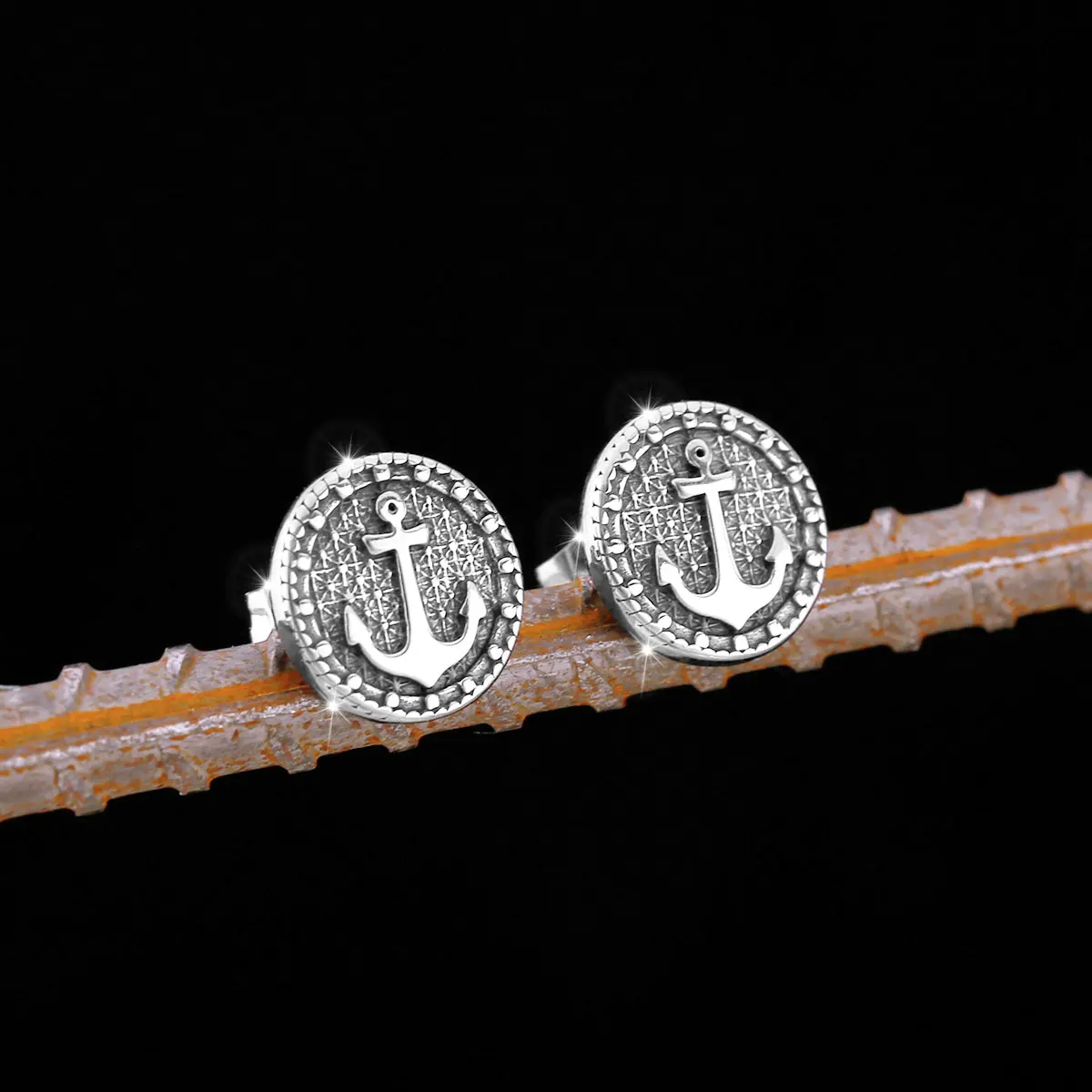 

Popular Retro Viking Stainless Steel Earrings Nordic Men's Amulet Jewelry Fashion Earrings Wholesale Free Shipping Products