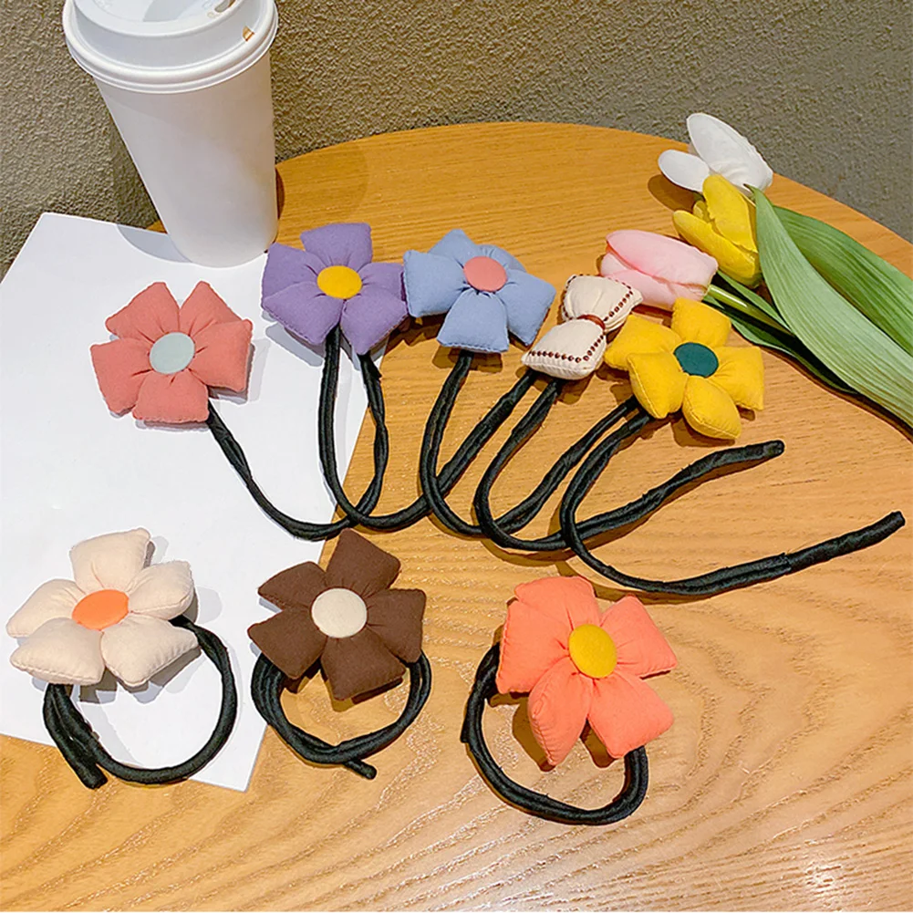 Женские Элегантные тканевые бутоны с цветами в пучок длинные инструменты для