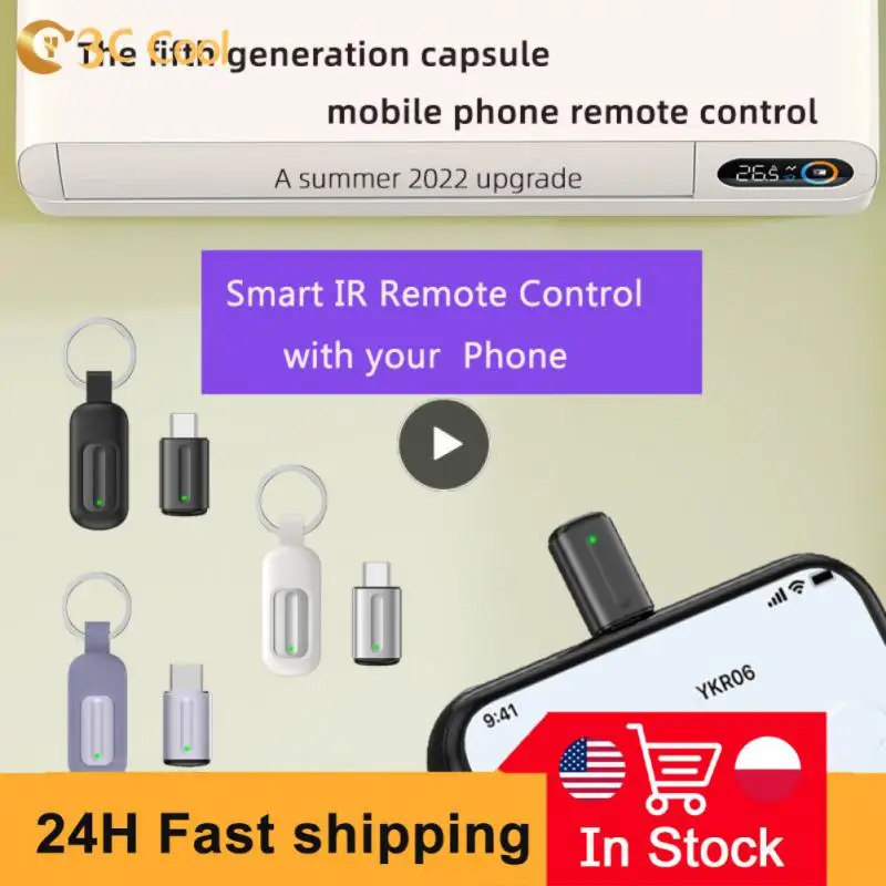 

Wireless Infrared Remote Controller Universal Mobile App Control Mini Intelligent Remote Control Plug For Smart Home Protable
