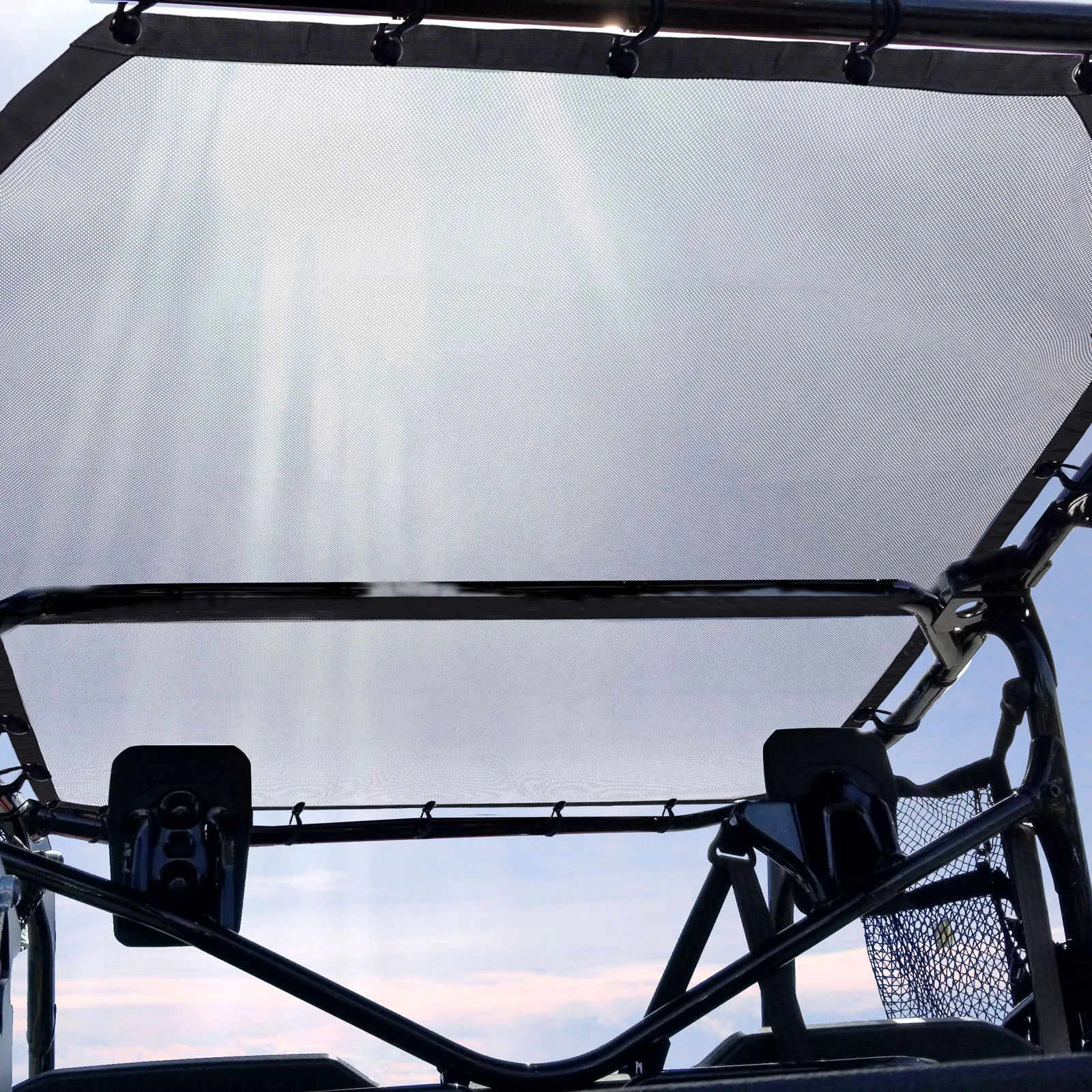 Honda Pioneer 1000-5 Accessories UTV Sunshade Top Soft Roofs Cover UV Blocker for Pioneer 1000 Series