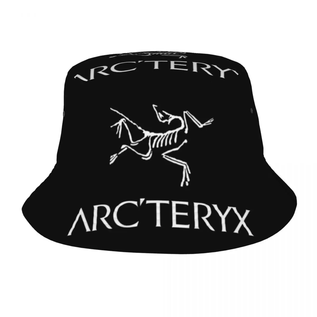 

Custom Arc'teryxs Bucket Hat for Men Women Printed Summer Beach Sun Fisherman Cap