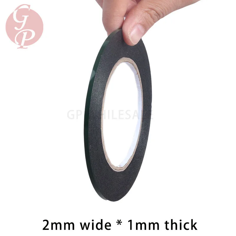 

Gxpmax Двухсторонний черный поролоновый скотч 1 мм, 5 м