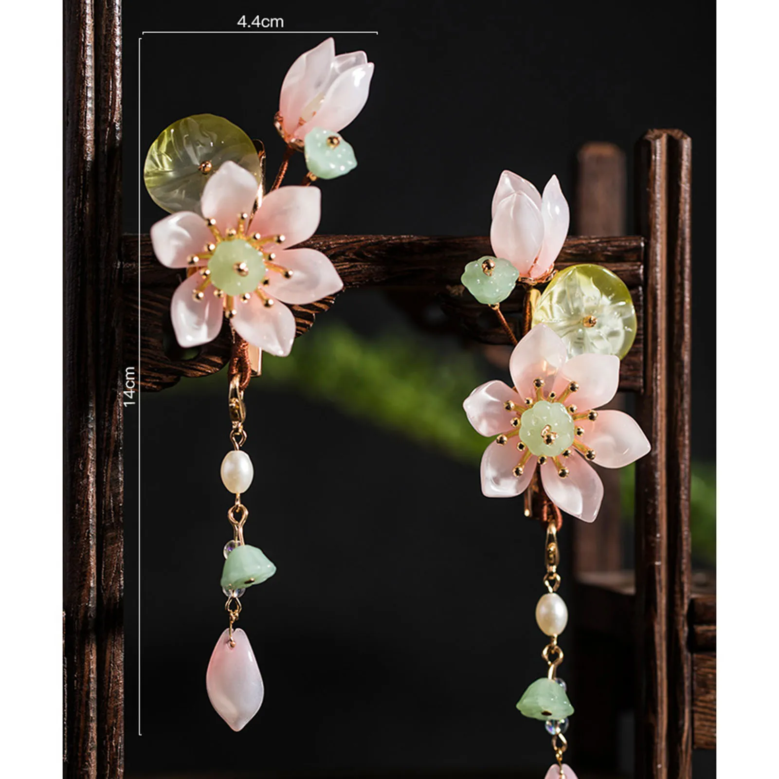 Заколки для волос в виде цветка лотоса