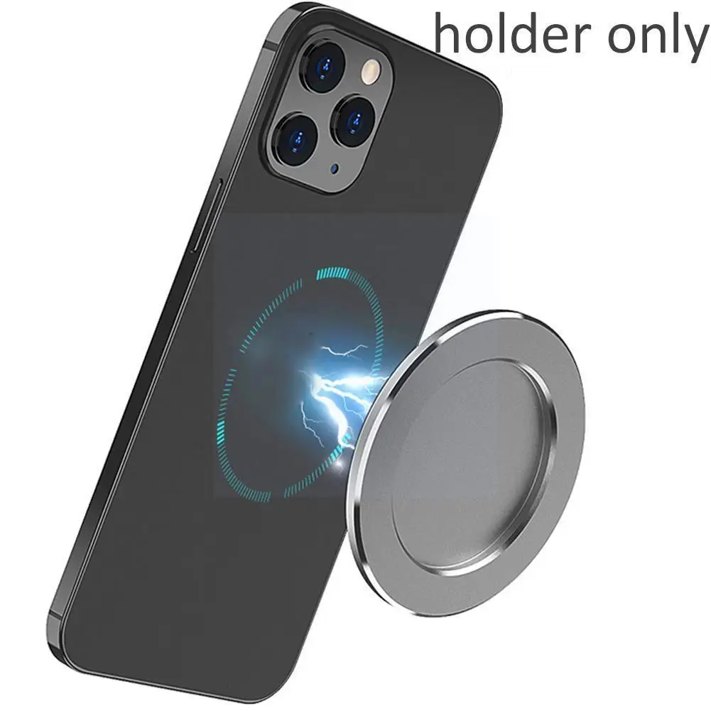 

Magnetic Base For 12 Pro Max 12 Pro Mini Socket Pad For Without Finger Grip Phone Ring Holder E9c5