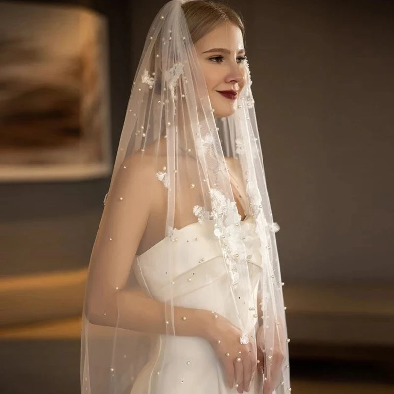 

Цветочная форма Тяжелая промышленная кружевная ручная вышивка изысканная и роскошная свадебная вуаль сетка с цветочной вышивкой для невес...