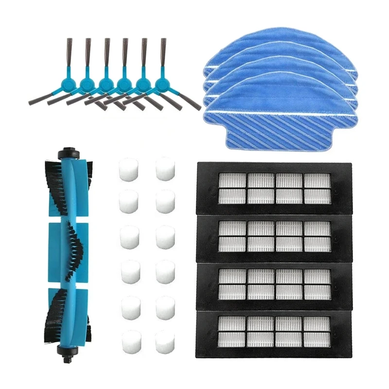 

Vacuum Cleaner Sweeper Accessories HEPA Filter Brush Mop Pads For Conga 3090 Series Robotic Vacuum Cleaner Filter Parts