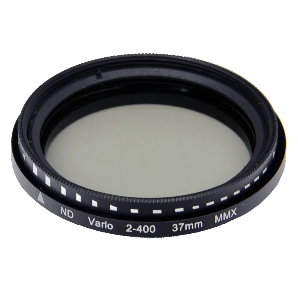 

ND2-ND400 30 37 40.5 46 49 52 55 58 62 67 72 77 82 86 95mm Fader Neutral Density camera ND Filter Adjustable from ND2 to ND400