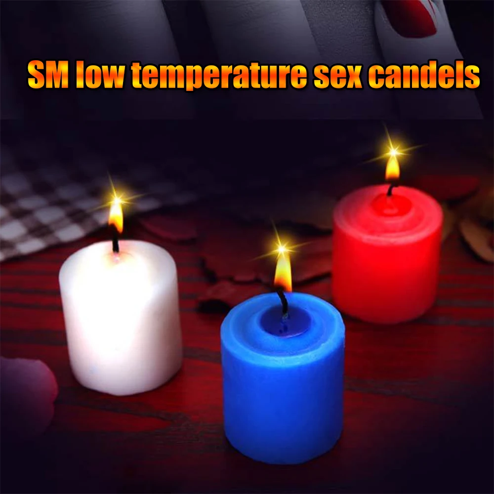 3pcs Low Temperature Candle Bdsm Drip Wax Sex Toys Adult Women Men Games Teasing Candle Erotic Adult Toys Passion Dripping Wax