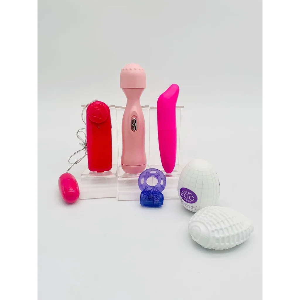 

Massageador Varinha magica + Bullet + Egg + Anel peniano