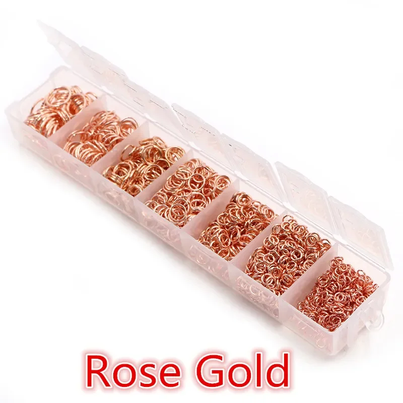 Set Box 3 4 5 6 7 8 10mm 8 Colors Open Jump Rings Split Rings Link Loop For DIY Jewelry Making Findings Connector