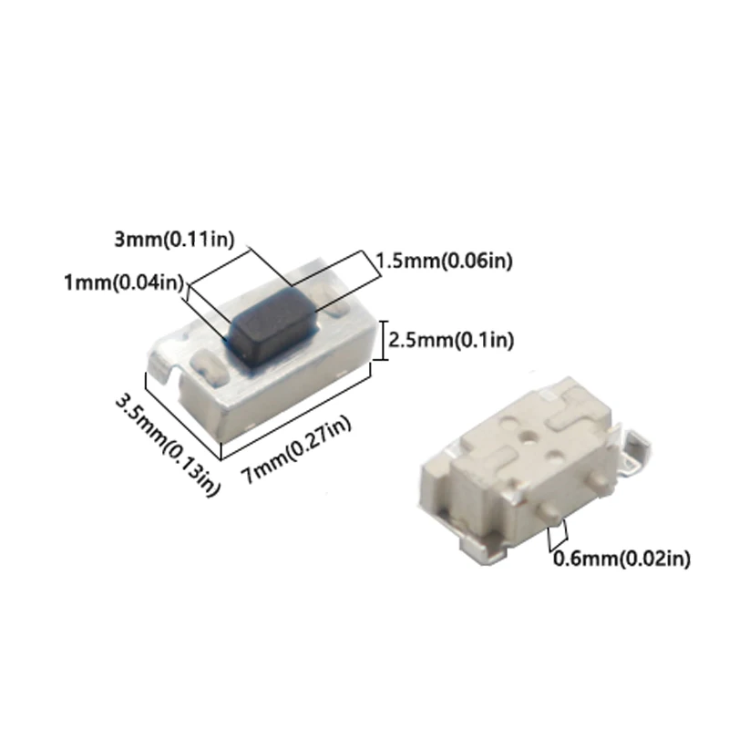 【100-10 шт.】Кнопка 3X6X3 5 мм для Logicar 1 2 3 4 6 i A B Scher Khan двусторонняя автомобильная